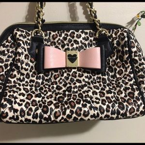 Cheetah print bag